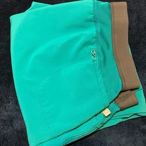 Teal XL Cherokee infinity scrub pants